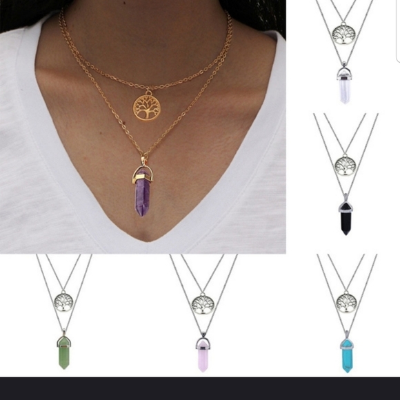 Gorgeous  Tree of Life Turquoise Gemstone SILVER - Picture 2 of 9